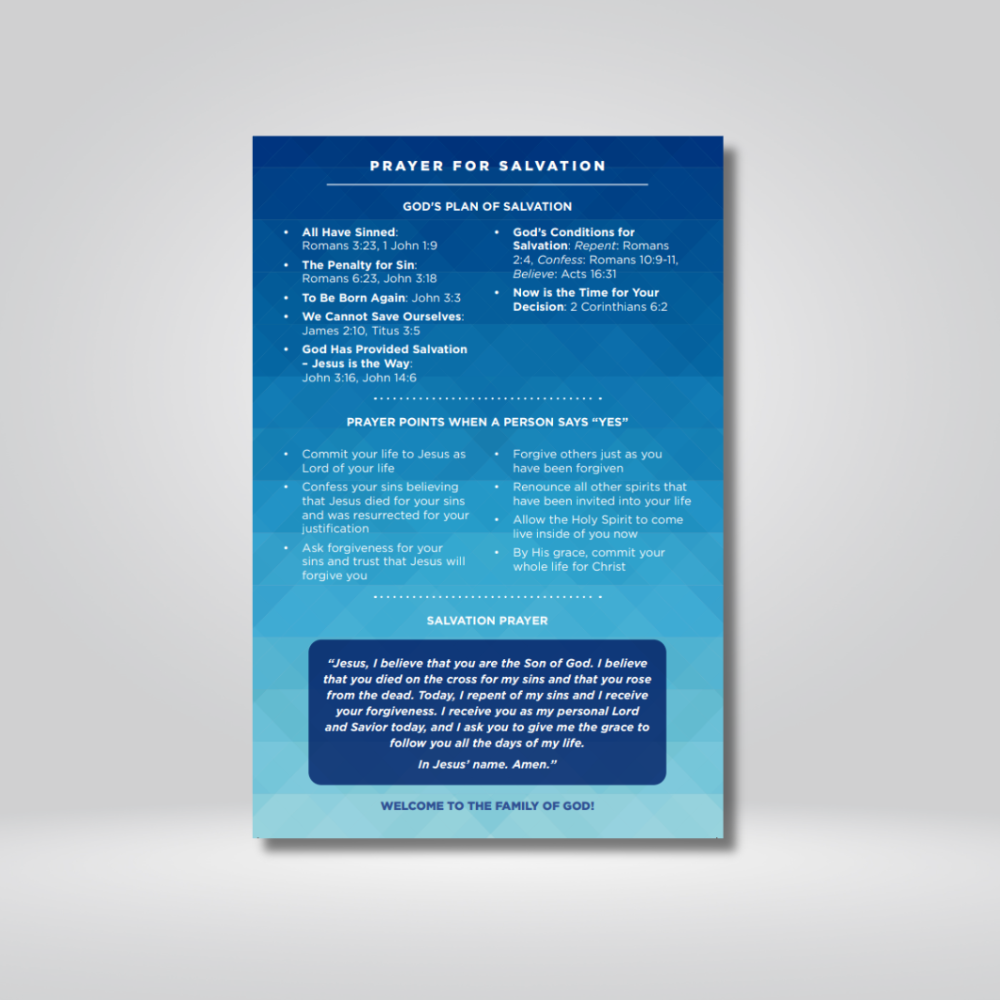 Salvation Card PDF