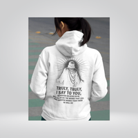 Greater Things White Hoodie